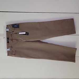 NWT Liverpool Brown Crop Straight Jeans
